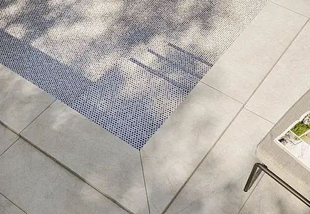 Piastrelle effetto mosaico, Colore blu, Gres porcellanato smaltato, 30.9x30.9 cm, Superficie lucida