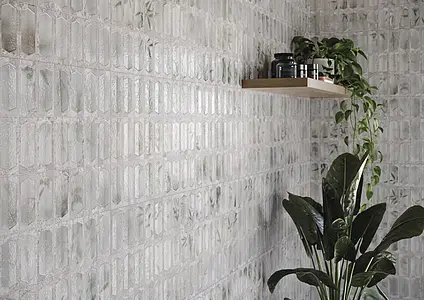 Mosaic effect tiles, Effect other stones, Color grey, Glazed porcelain stoneware, 31x56 cm, Finish matte