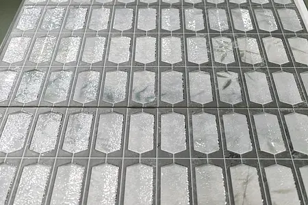 Mosaic effect tiles, Effect other stones, Color multicolor, Glazed porcelain stoneware, 31x56 cm, Finish matte
