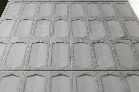 Mosaic effect tiles, Effect other stones, Color grey, Glazed porcelain stoneware, 31x56 cm, Finish matte