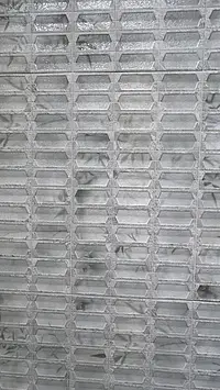 Mosaic effect tiles, Effect other stones, Color grey, Glazed porcelain stoneware, 31x56 cm, Finish matte