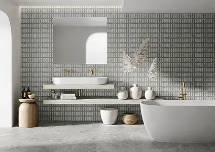 Background tile, Effect other stones, Color grey, Glazed porcelain stoneware, 31x56 cm, Finish left_menu_relefnaya