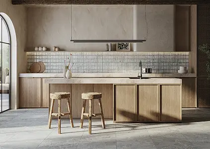 Background tile, Effect other stones, Color grey, Glazed porcelain stoneware, 31x56 cm, Finish left_menu_relefnaya