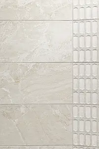 Background tile, Effect other stones, Color beige, Glazed porcelain stoneware, 31x56 cm, Finish left_menu_relefnaya