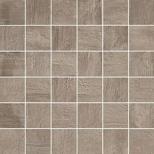 Ricchetti Ceramiche, Fireclay, 300098_FrcMosaico5*5GreigeNat