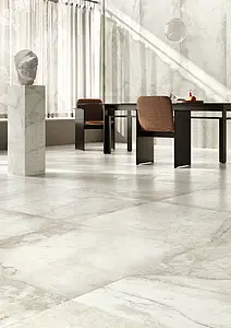 Piastrella di fondo, Effetto cemento,altri tipi di marmo, Colore grigio, Gres porcellanato smaltato, 80x180 cm, Superficie opaca
