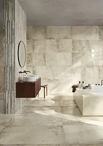 Background tile, Effect concrete,other marbles, Color beige, Glazed porcelain stoneware, 60x120 cm, Finish matte