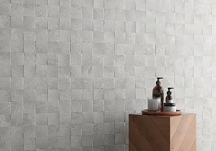 Background tile, Effect other stones, Color white, Ceramics, 30x90 cm, Finish matte