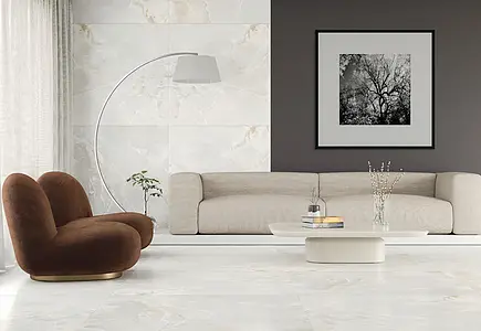 Piastrella di fondo, Effetto pietra,altri tipi di marmo, Colore grigio, Gres porcellanato smaltato, 120x120 cm, Superficie levigata