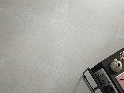 Carrelage, Effet béton, Teinte grise, Grès cérame émaillé, 60x60 cm, Surface antidérapante
