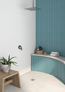 Background tile, Effect unicolor, Color white, Ceramics, 40x120 cm, Finish matte