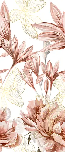 Ceramica Rondine, Canova Le Lastre, J91112_Decoro Bouquet Ret