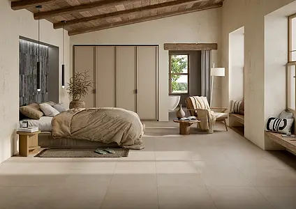 Background tile, Color beige, Glazed porcelain stoneware, 60x60 cm, Finish matte