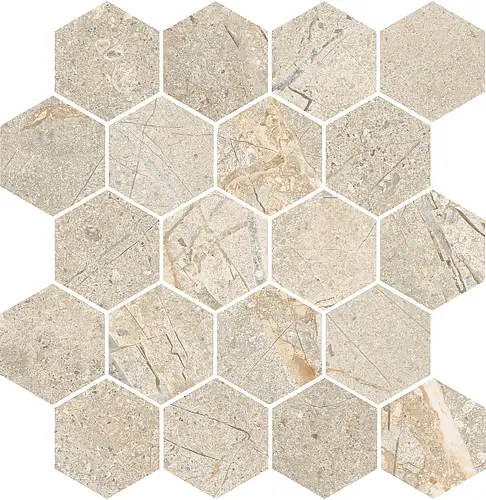 Ceramica Rondine, Crust, J93797_CrustEsagonaBeige