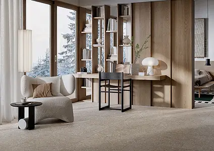 Background tile, Effect ceppo di gré, Color beige, Glazed porcelain stoneware, 60x60 cm, Finish antislip