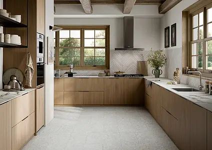Background tile, Effect ceppo di gré, Color grey, Glazed porcelain stoneware, 30x60 cm, Finish antislip