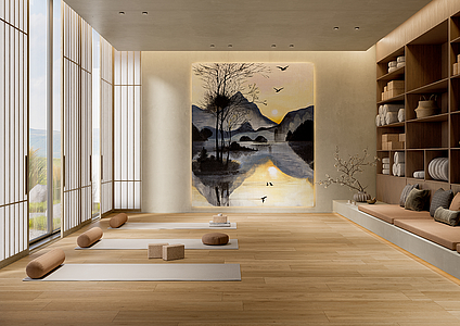 Background tile, Color multicolor, Glazed porcelain stoneware, 120x280 cm, Finish antislip