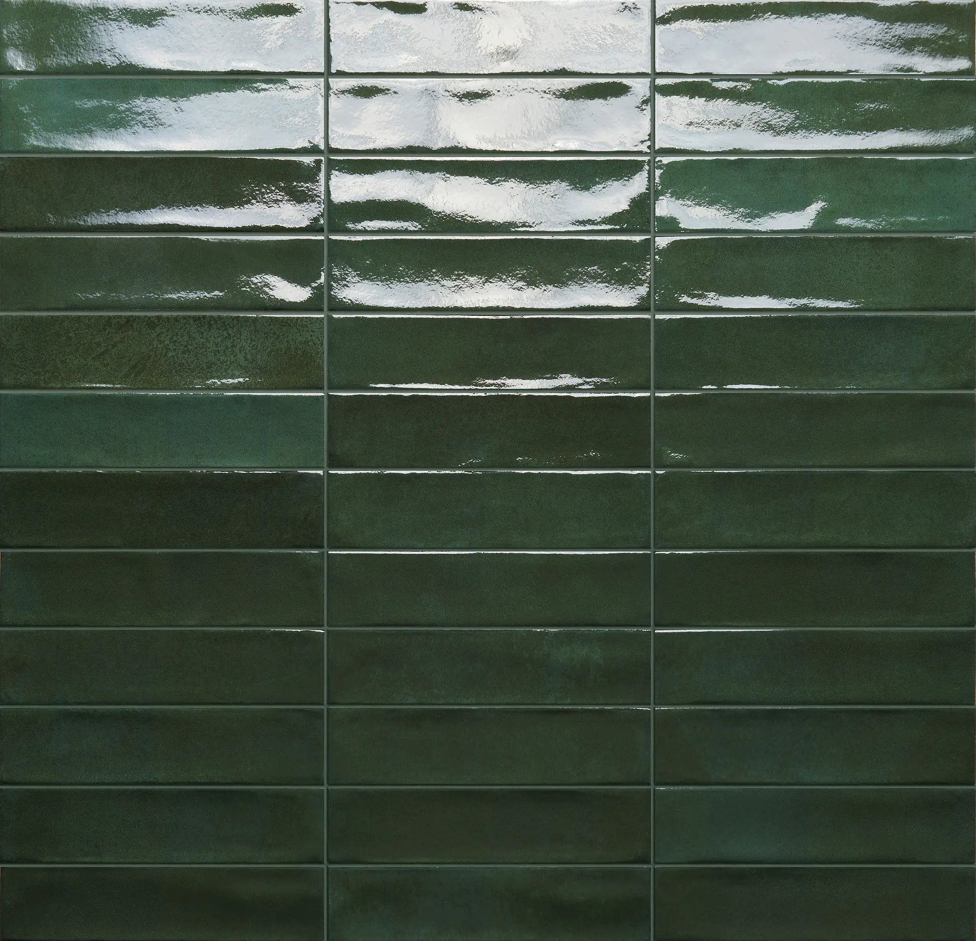 Green tiles, zellige, brick effect 5x20 (Italy). Reviews. Samples
