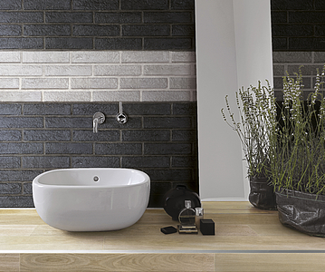 New York Porcelain Tiles produced by Ceramica Rondine, Brick effect