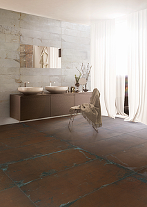 Oxyd Porcelain Tiles produced by Ceramica Rondine, Metal effect