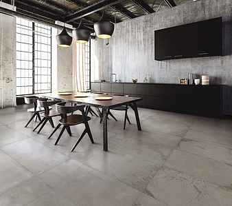 Oxyd Porcelain Tiles produced by Ceramica Rondine, Style loft, Metal effect