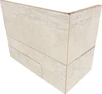 Ceramica Rondine, Tiffany, J87345_BeigeAngoloEsterno