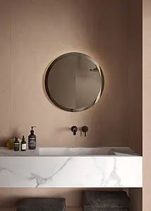 Background tile, Effect concrete, Color brown, Glazed porcelain stoneware, 120x278 cm, Finish Honed