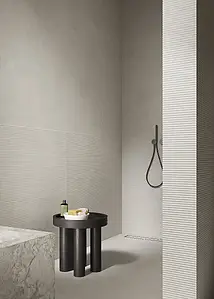 Background tile, Effect concrete, Color grey, Glazed porcelain stoneware, 60x120 cm, Finish matte