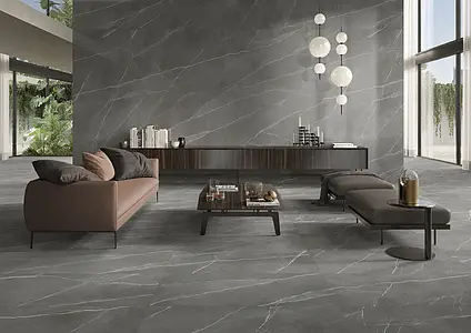 Background tile, Effect other marbles, Color grey, Glazed porcelain stoneware, 60x120 cm, Finish matte