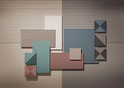 Background tile, Effect unicolor, Color brown, Glazed porcelain stoneware, 60x120 cm, Finish matte