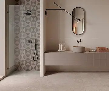 Background tile, Effect unicolor, Color beige, Glazed porcelain stoneware, 60x120 cm, Finish matte