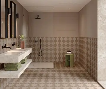 Background tile, Effect unicolor, Color brown, Glazed porcelain stoneware, 60x120 cm, Finish matte