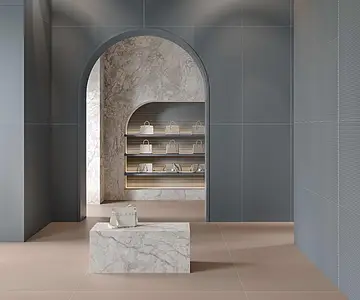 Background tile, Effect unicolor, Color navy blue, Glazed porcelain stoneware, 60x120 cm, Finish matte