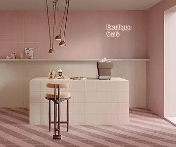 Background tile, Effect unicolor, Color pink, Glazed porcelain stoneware, 60x120 cm, Finish matte