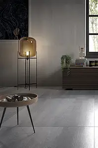 Background tile, Effect wood,concrete, Color grey, Glazed porcelain stoneware, 60x120 cm, Finish matte