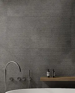 Background tile, Effect limestone, Color grey, Glazed porcelain stoneware, 60x120 cm, Finish matte