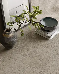 Background tile, Effect limestone, Color beige, Glazed porcelain stoneware, 120x120 cm, Finish antislip