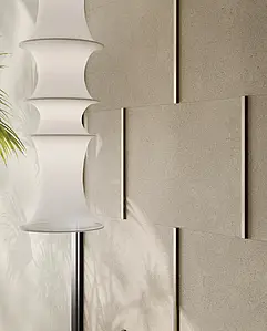 Background tile, Effect limestone, Color beige, Glazed porcelain stoneware, 60.4x90.6 cm, Finish antislip