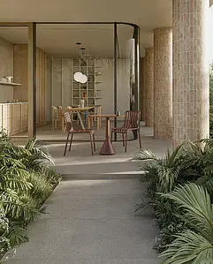Background tile, Effect limestone, Color grey, Glazed porcelain stoneware, 60x120 cm, Finish antislip