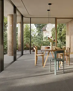 Background tile, Effect limestone, Color grey, Glazed porcelain stoneware, 60x120 cm, Finish antislip