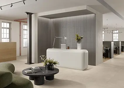 Background tile, Effect limestone, Color beige, Glazed porcelain stoneware, 120x120 cm, Finish antislip