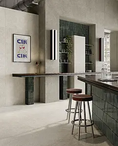 Background tile, Effect limestone, Color beige, Glazed porcelain stoneware, 120x120 cm, Finish antislip