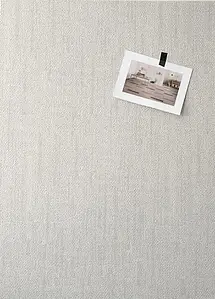 Background tile, Effect fabric, Color white, Unglazed porcelain stoneware, 60x60 cm, Finish matte