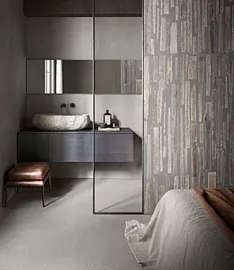 Background tile, Effect wood,concrete, Color grey, Glazed porcelain stoneware, 60x180 cm, Finish antislip