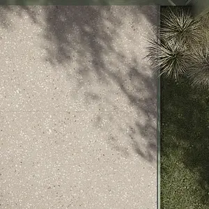 Background tile, Effect terrazzo, Color beige, Glazed porcelain stoneware, 60x120 cm, Finish antislip