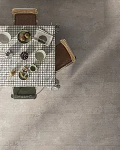 Background tile, Effect concrete, Color beige, Glazed porcelain stoneware, 60x120 cm, Finish antislip