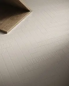 Carrelage, Effet bois,résine, Teinte beige, Grès cérame émaillé, 5x30 cm, Surface mate