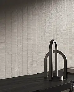 Background tile, Effect wood,resin, Color beige, Glazed porcelain stoneware, 5x30 cm, Finish matte