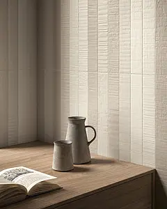 Background tile, Effect wood,resin, Color beige, Glazed porcelain stoneware, 5x30 cm, Finish matte