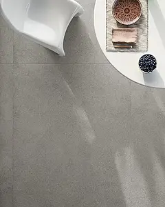 Background tile, Effect resin, Color grey, Glazed porcelain stoneware, 120x120 cm, Finish matte